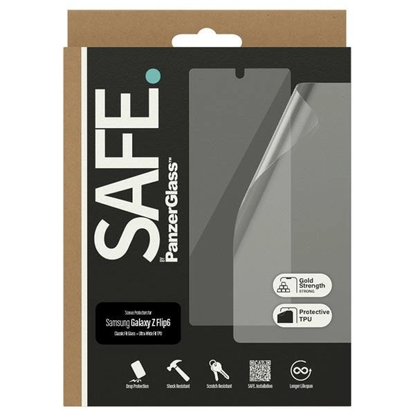 SAFE by PanzerGlass set tempered glass + protective film for Samsung Galaxy Z Flip 6eng