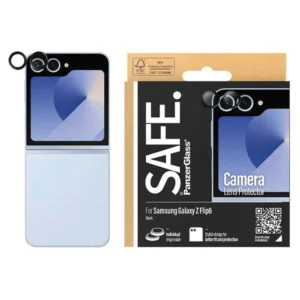SAFE by PanzerGlass camera cover for Samsung Galaxy Z Flip 6 - with black frameeng