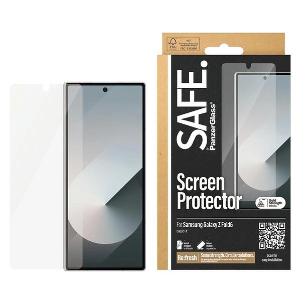 SAFE by PanzerGlass tempered glass for Samsung Galaxy Z Fold 6eng