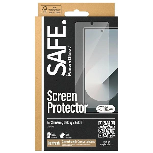 SAFE by PanzerGlass tempered glass for Samsung Galaxy Z Fold 6eng