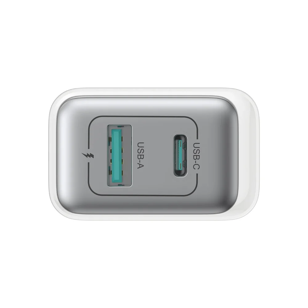 Joyroom JR-TCF15 network charger USB-C / USB-A 30W - whiteeng