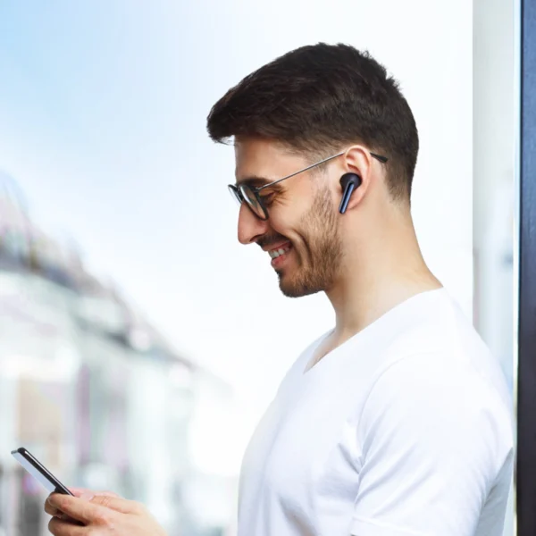 Joyroom Funpods JR-FN2 in-ear TWS headphones with Bluetooth 5.4, ANC function and IP54 protection - blackeng