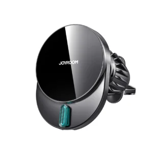 Joyroom JR-ZS409 magnetic holder with 15W inductive charger for car air vent - blackeng