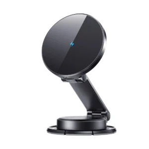 Joyroom JR-ZS408 magnetic holder with 15W inductive charger for car cockpit - blackeng