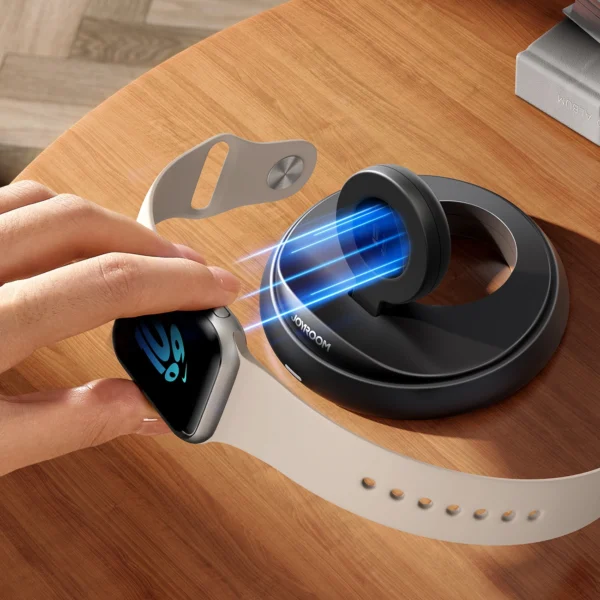 Joyroom JR-W12 foldable inductive charger for Apple Watch - blackeng