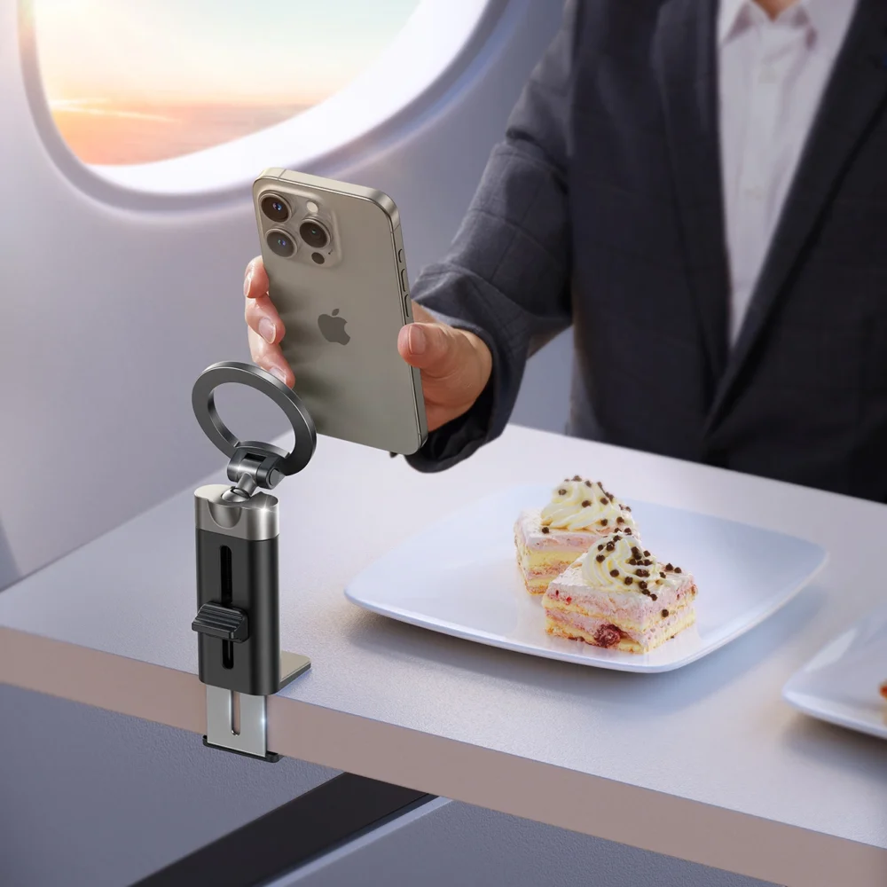 Joyroom JR-ZS413 magnetic travel stand for 4.7-7.0" phone - blackeng