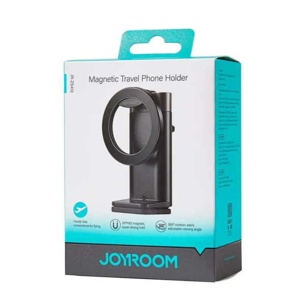 Joyroom JR-ZS413 magnetic travel stand for 4.7-7.0" phone - blackeng