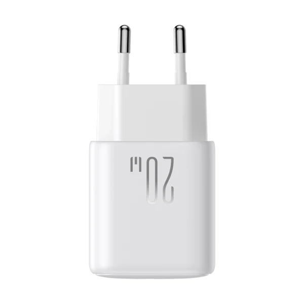 Joyroom JR-TCF12 mains charger 2x USB-C 20W PD / QC 3.0 - whiteeng