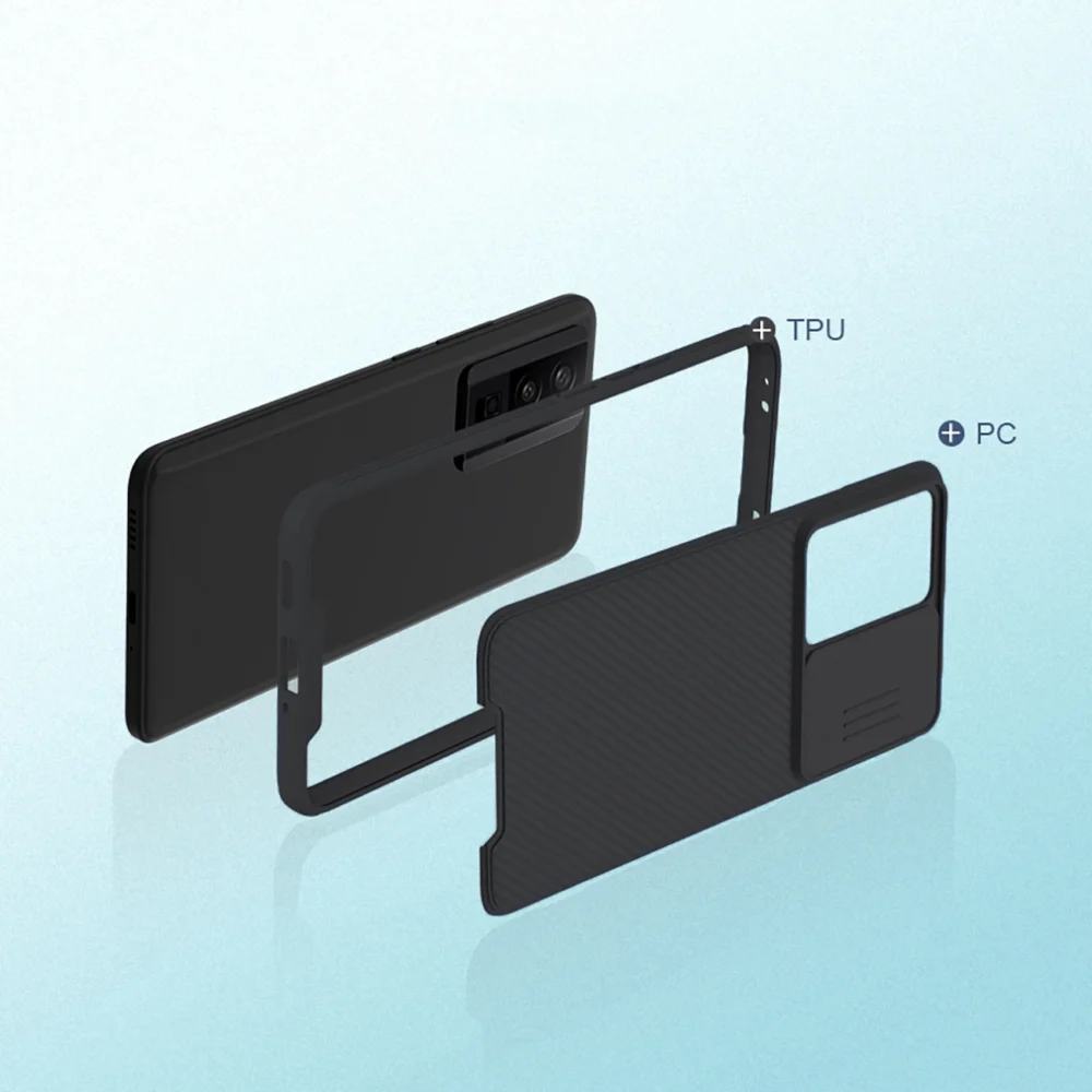 Nillkin CamShield Pro Case for Xiaomi Redmi K60 / K60 Pro / Poco F5 Pro - Blackeng