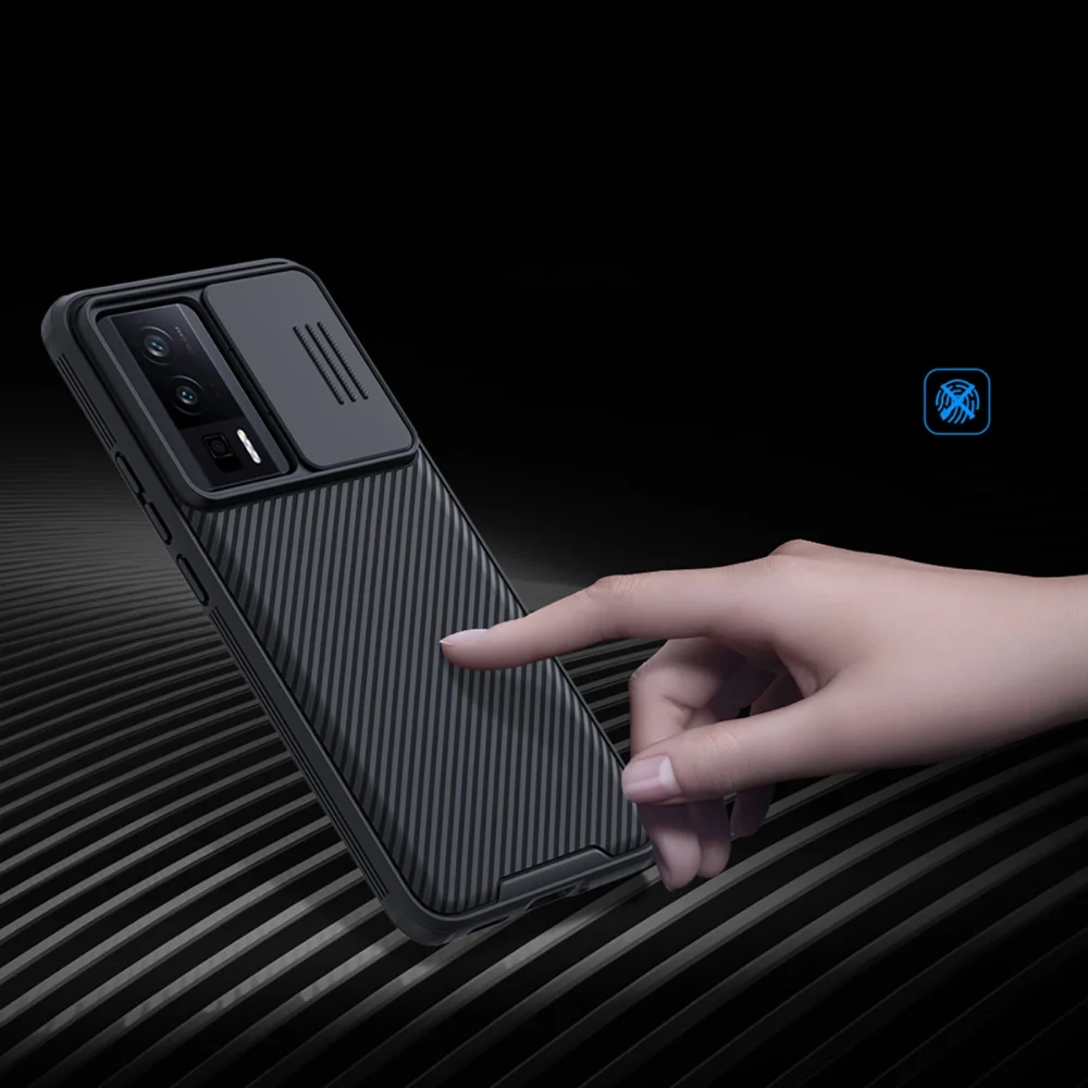 Nillkin CamShield Pro Case for Xiaomi Redmi K60 / K60 Pro / Poco F5 Pro - Blackeng