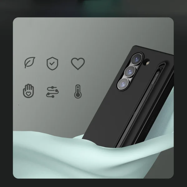 Nillkin Flex Pure Fold Case for Samsung Galaxy Z Fold 6 5G - blackeng