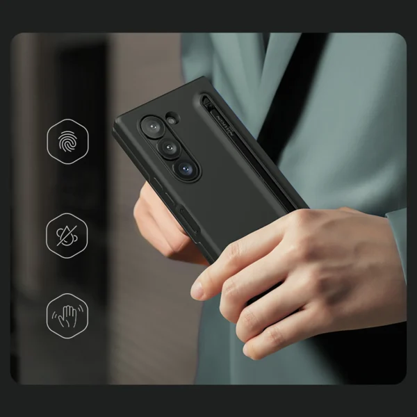 Nillkin Flex Pure Fold Case for Samsung Galaxy Z Fold 6 5G - blackeng