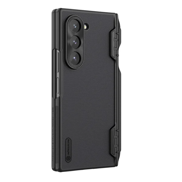 Nillkin Super Frosted Shield Fold Case for Samsung Galaxy Z Fold 6 5G with Stylus Holder - Blackeng