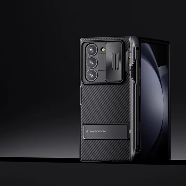 Nillkin CamShield Fold Case for Samsung Galaxy Z Fold 6 5G with Stylus Holder - Blackeng