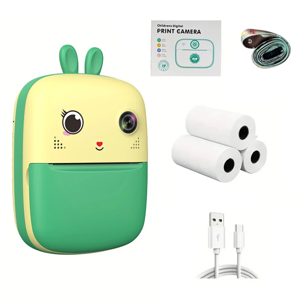 Mini Thermal Printer for Kids with Camera and Camcorder - Greeneng