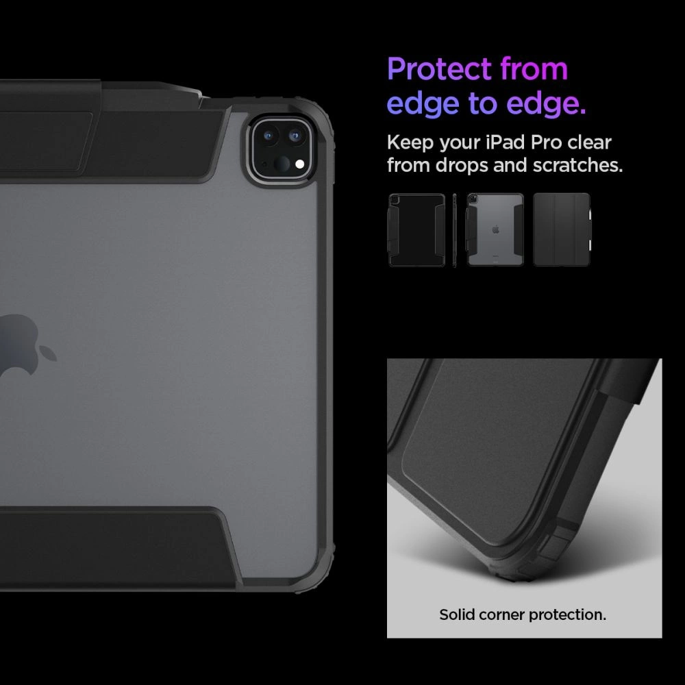 Spigen Ultra Hybrid Pro Case for iPad Pro 13" 2024 - Blackeng