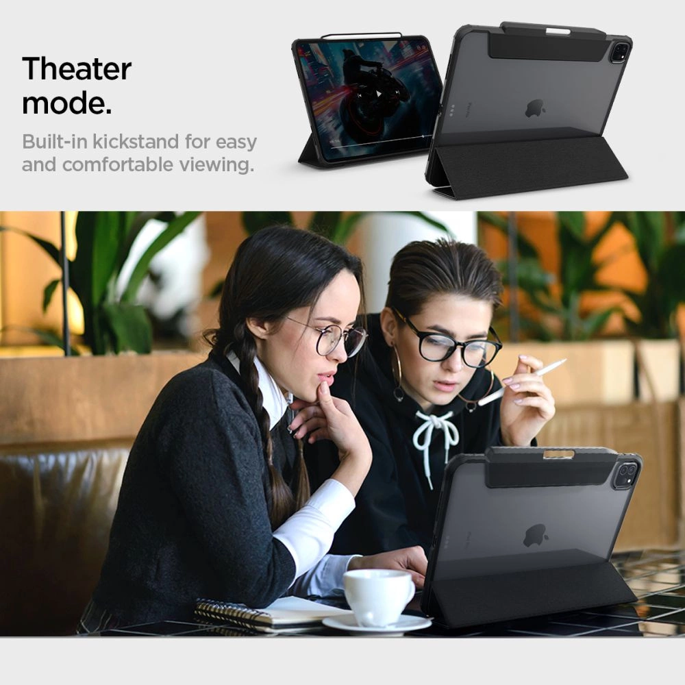 Spigen Ultra Hybrid Pro Case for iPad Pro 13" 2024 - Blackeng