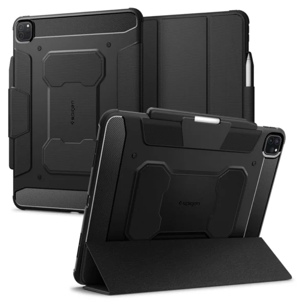 Spigen Rugged Armor Pro Case for iPad Pro 13" 2024 - Blackeng
