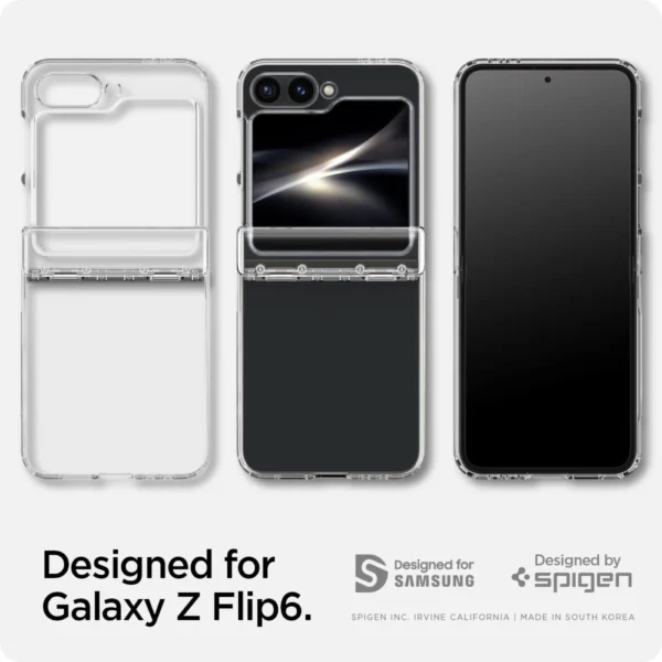 Spigen Ultra Hybrid Pro Case for Samsung Galaxy Z Flip 6 - Cleareng