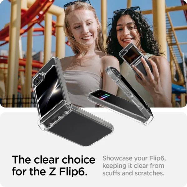 Spigen Ultra Hybrid Pro Case for Samsung Galaxy Z Flip 6 - Cleareng