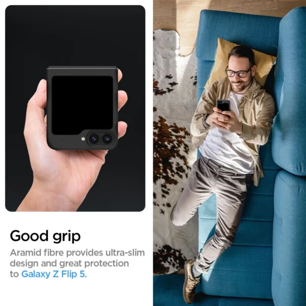 Spigen Airskin Case for Samsung Galaxy Z Flip 6 - Blackeng