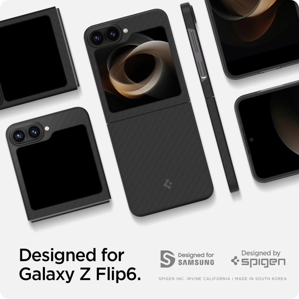 Spigen Airskin Case for Samsung Galaxy Z Flip 6 - Blackeng