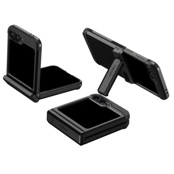 Spigen Tough Armor Pro Case for Samsung Galaxy Z Flip 6 - Blackeng