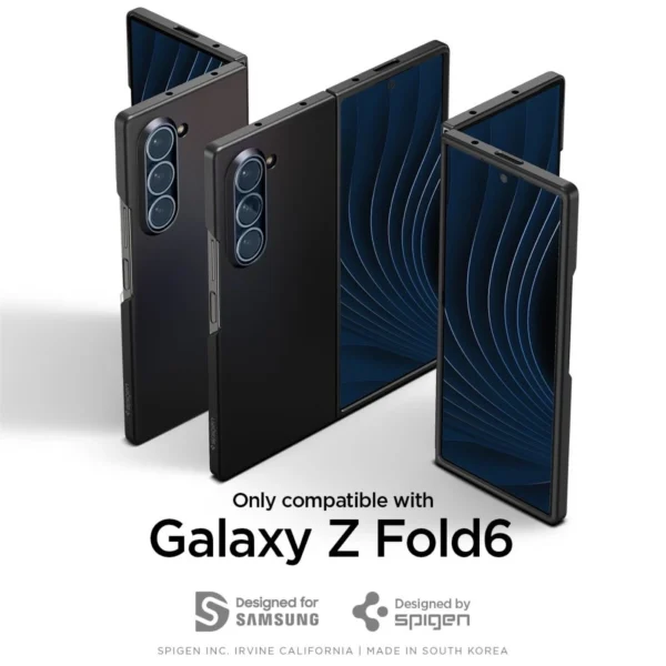 Spigen Airskin Case for Samsung Galaxy Z Fold 6 - Blackeng