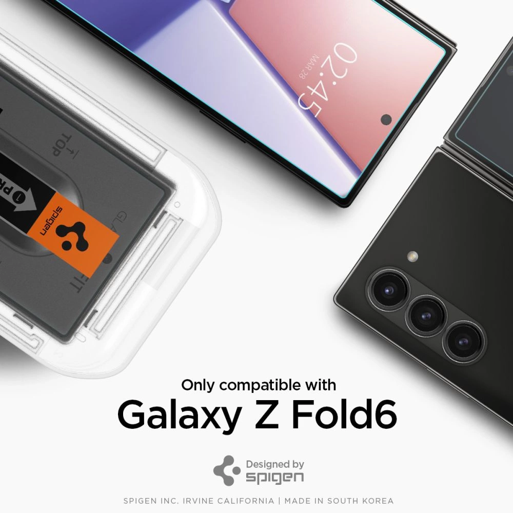 Spigen Glas.tR EZ Fit Tempered Glass for Samsung Galaxy Z Fold 6 - 2 pcs.eng