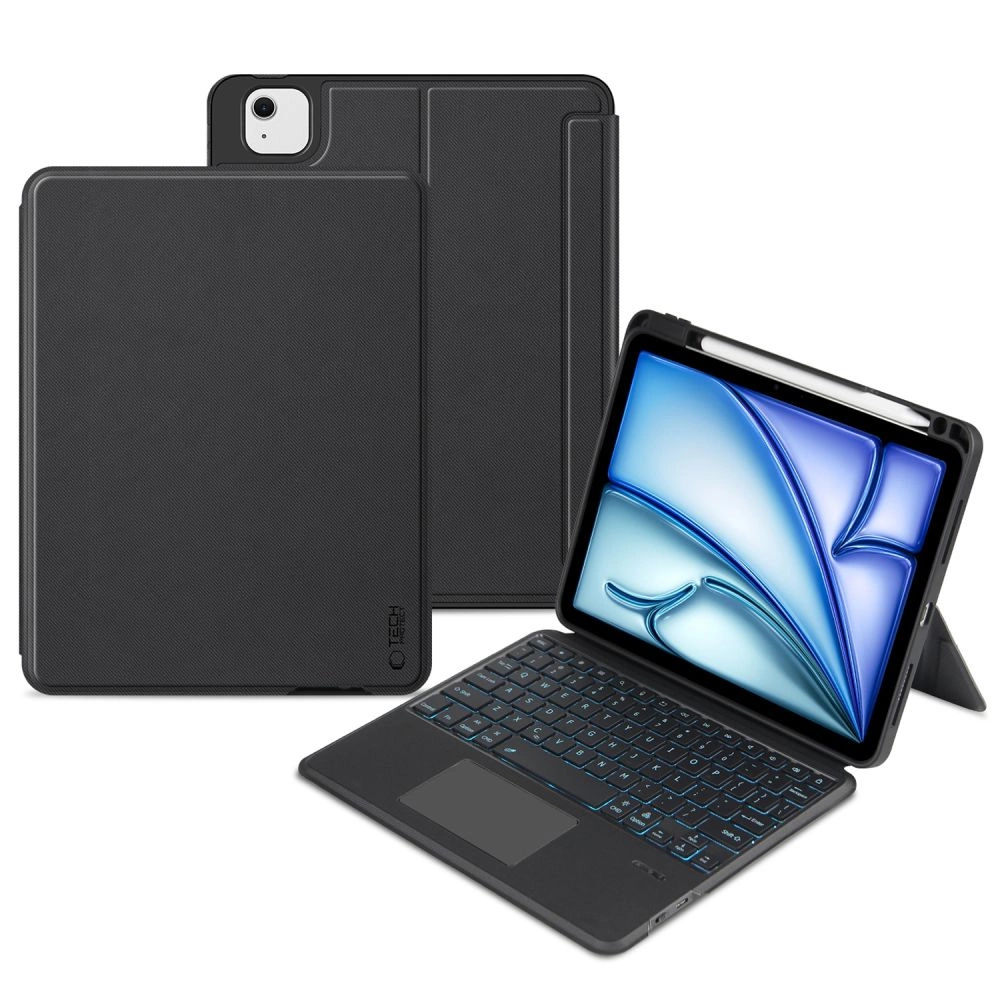 Tech-Protect SC Mag Pen + Keyboard Case for Apple iPad Air 10.9" 4th / 5th gen. (2020-2022) / 11" 6th gen. (2024) - Blackeng