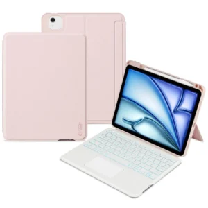 Tech-Protect SC Mag Pen + Keyboard Case for Apple iPad Air 10.9" 4th / 5th gen. (2020-2022) / 11" 6th gen. (2024) - Pinkeng