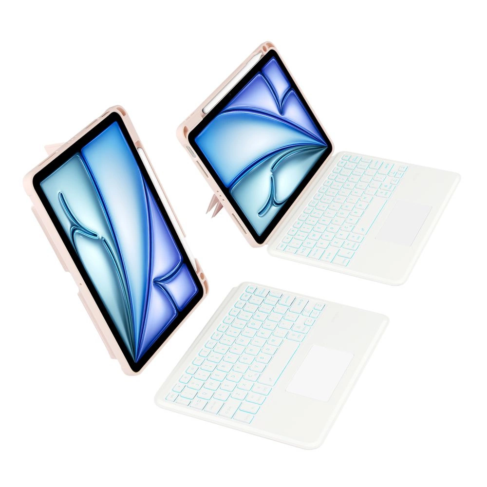 Tech-Protect SC Mag Pen + Keyboard Case for Apple iPad Air 10.9" 4th / 5th gen. (2020-2022) / 11" 6th gen. (2024) - Pinkeng