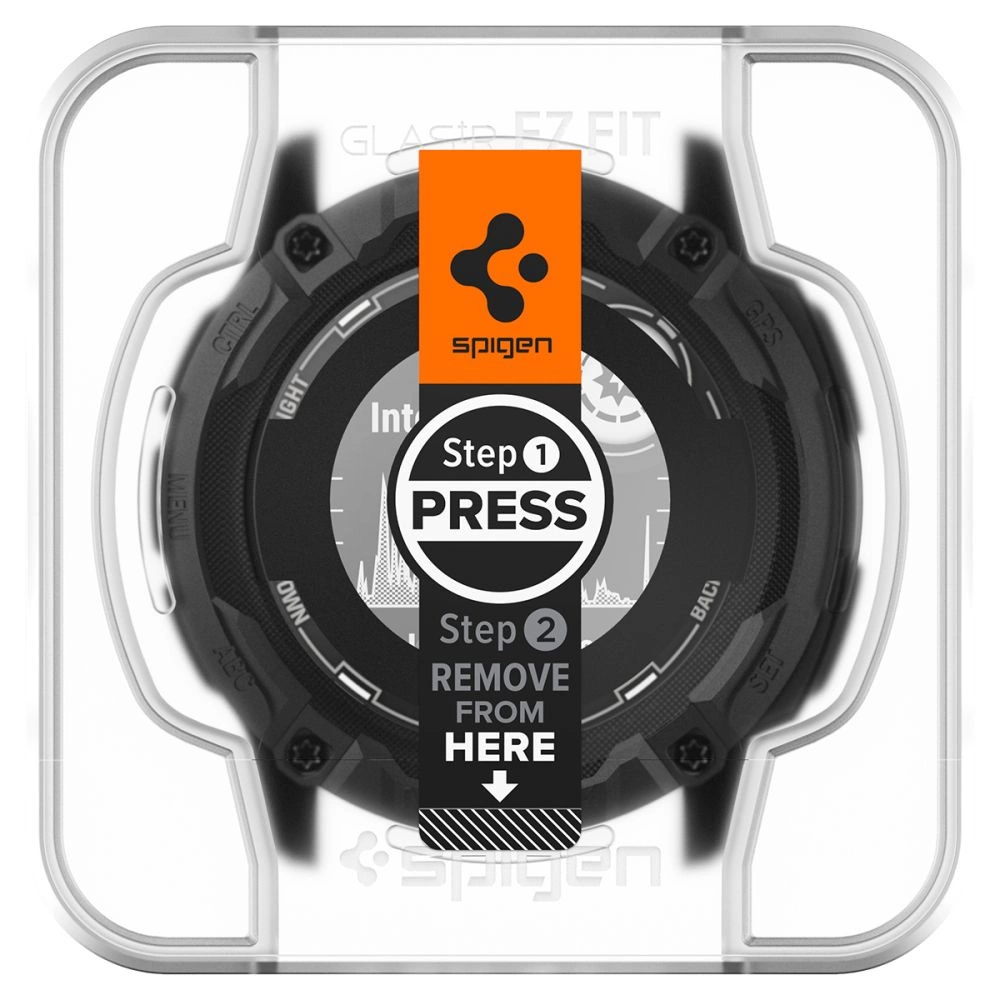 Spigen Glas.tR EZ Fit tempered glass for Garmin Instinct 2X Solar - 2 pcs.eng