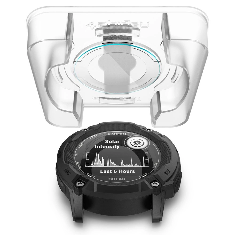 Spigen Glas.tR EZ Fit tempered glass for Garmin Instinct 2X Solar - 2 pcs.eng