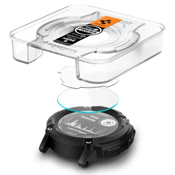 Spigen Glas.tR EZ Fit tempered glass for Garmin Instinct 2X Solar - 2 pcs.eng