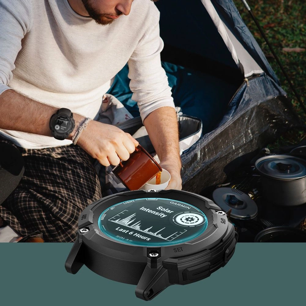 Spigen Glas.tR EZ Fit tempered glass for Garmin Instinct 2X Solar - 2 pcs.eng