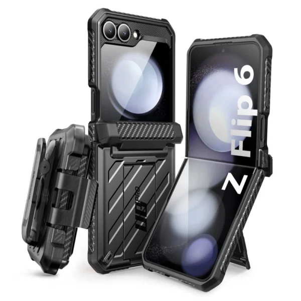 Supcase Unicorn Beetle Pro Case for Samsung Galaxy Z Flip 6 - Blackeng