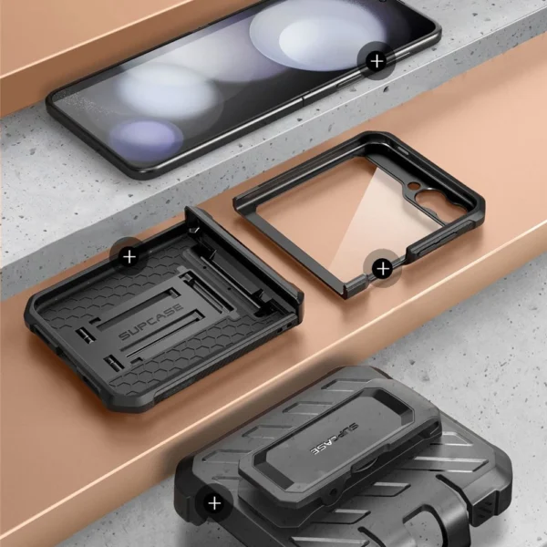 Supcase Unicorn Beetle Pro Case for Samsung Galaxy Z Flip 6 - Blackeng