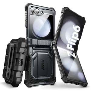 Supcase IBLSN ArmorBox Case for Samsung Galaxy Z Flip 6 - Blackeng
