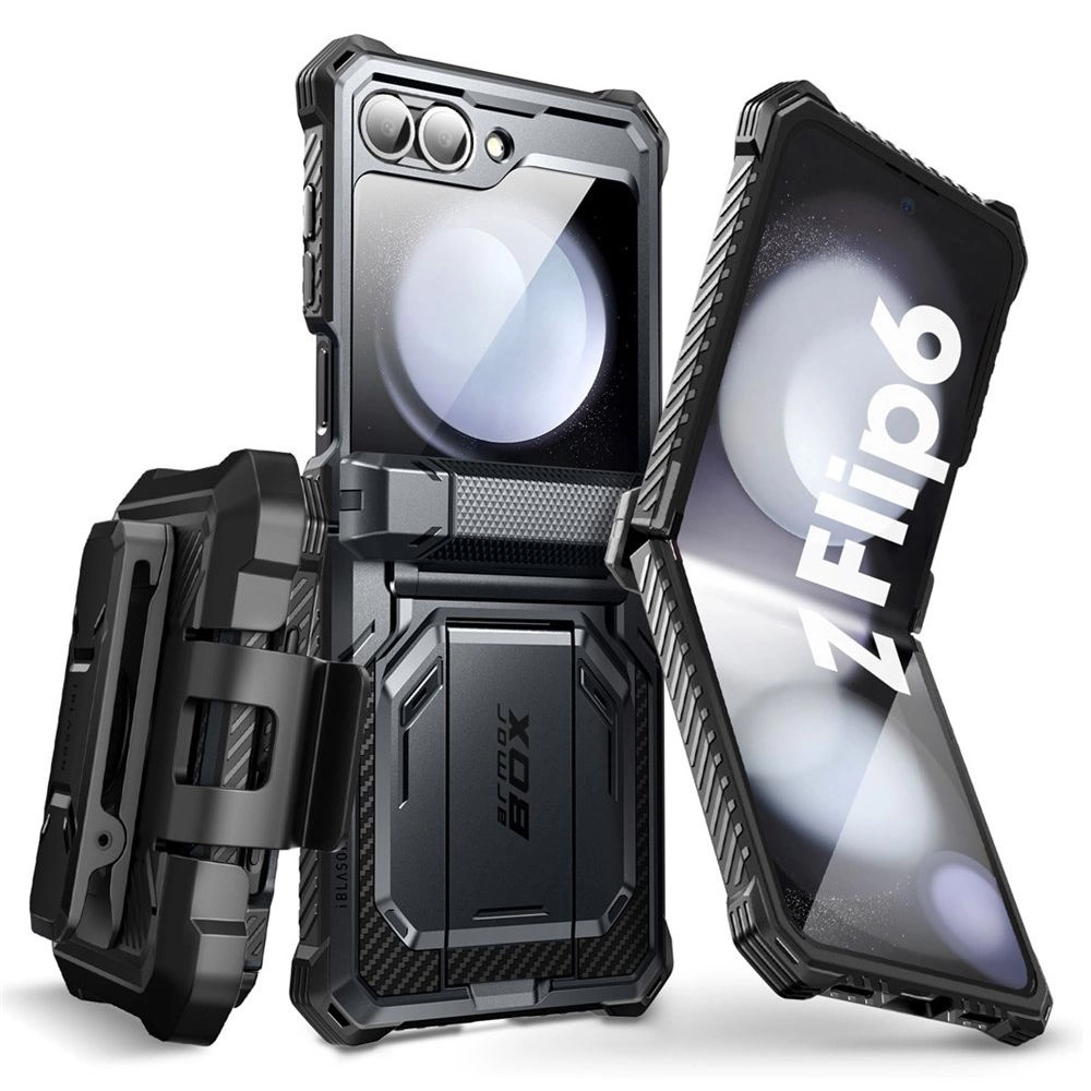 Supcase IBLSN ArmorBox Case for Samsung Galaxy Z Flip 6 - Blackeng
