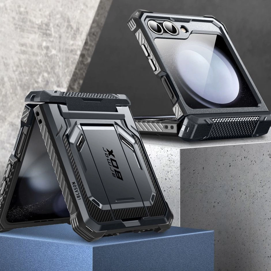 Supcase IBLSN ArmorBox Case for Samsung Galaxy Z Flip 6 - Blackeng
