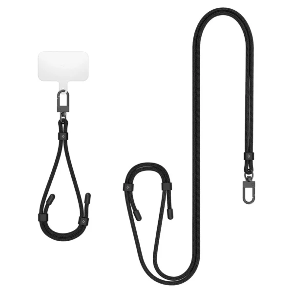 Spigen Universal Strap Set Lanyard and Pendant - Blackeng