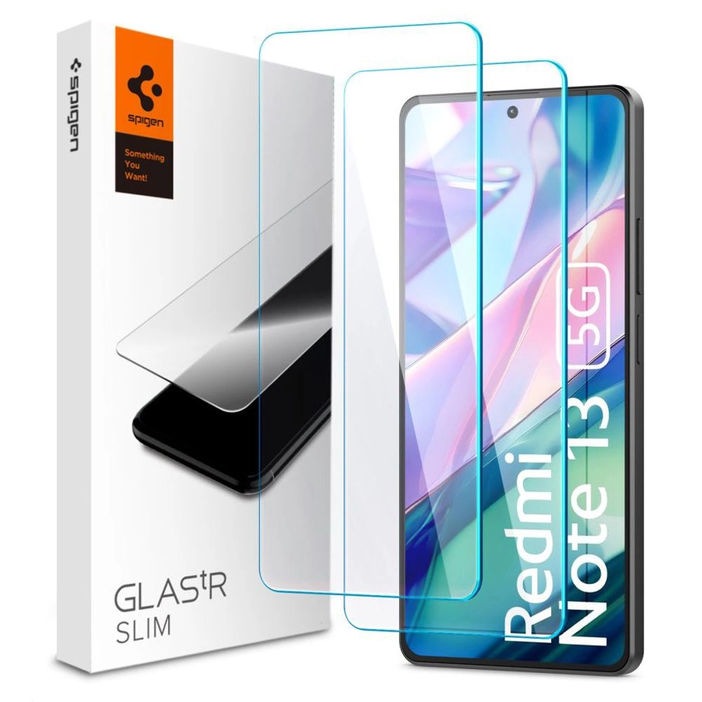 Spigen Glas.tR Slim tempered glass for Xiaomi Redmi Note 13 5G - 2 pcs.eng