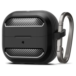 Spigen Rugged Armor Samsung Galaxy Buds 3 / 3 Pro Case - Blackeng
