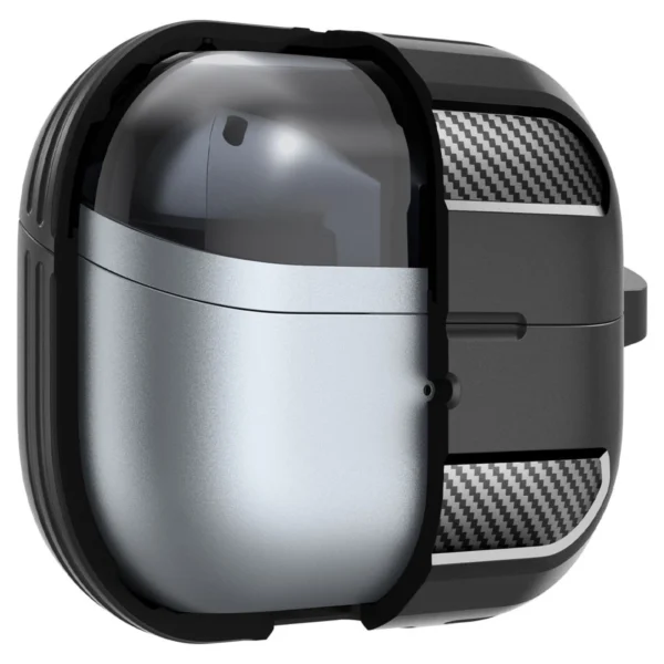 Spigen Rugged Armor Samsung Galaxy Buds 3 / 3 Pro Case - Blackeng