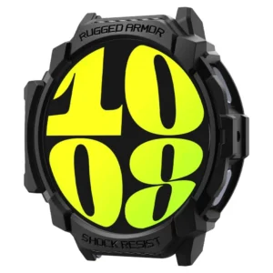 Spigen Rugged Armor Case for Samsung Galaxy Watch 7 (44mm) - Matte Blackeng