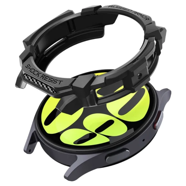 Spigen Rugged Armor Case for Samsung Galaxy Watch 7 (44mm) - Matte Blackeng