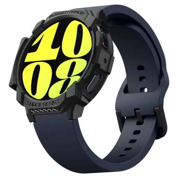 Spigen Rugged Armor Case for Samsung Galaxy Watch 7 (44mm) - Matte Blackeng