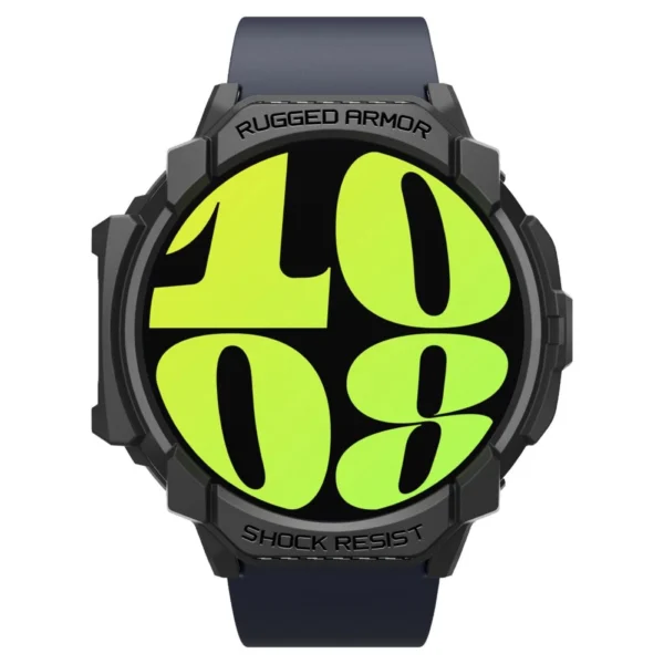 Spigen Rugged Armor Case for Samsung Galaxy Watch 7 (44mm) - Matte Blackeng