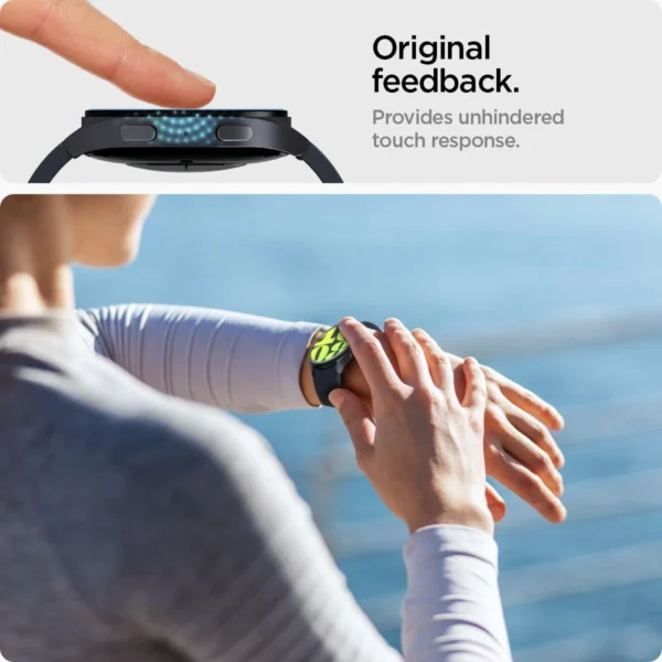 Spigen Glas.tR EZ Fit tempered glass for Samsung Galaxy Watch 7 (44 mm) - 2 pcs.eng
